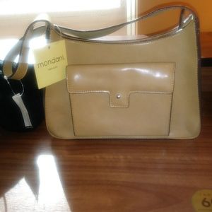 Mondani New York Beige Shoulder Bag